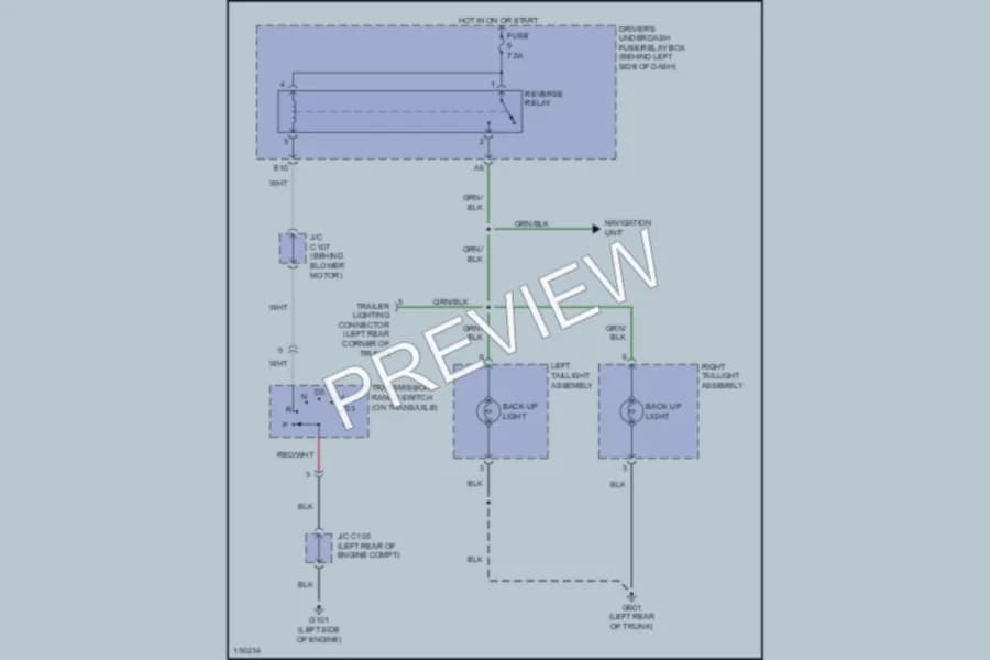 2002 Acura 32TL Exterior Lights wiring diagram preview