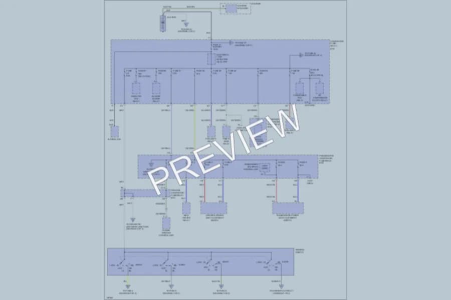 2002 Acura 32TL Power Distribution wiring diagram preview