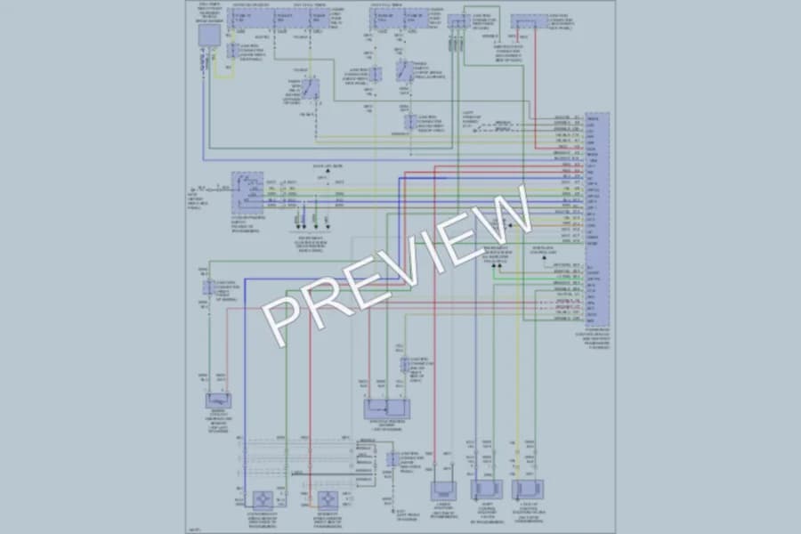 2002 Acura 35RL Transmission wiring diagram preview