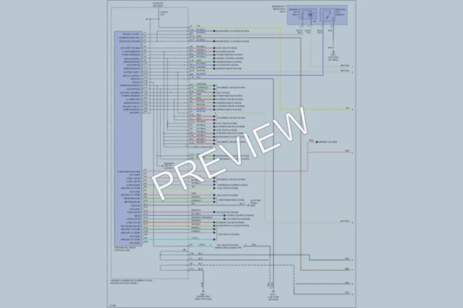 2002 Acura MDX Body Control Modules wiring diagram preview