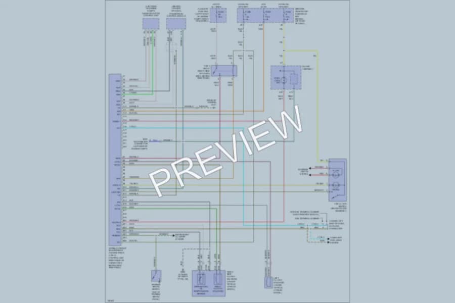 2002 Acura MDX Transmission wiring diagram preview