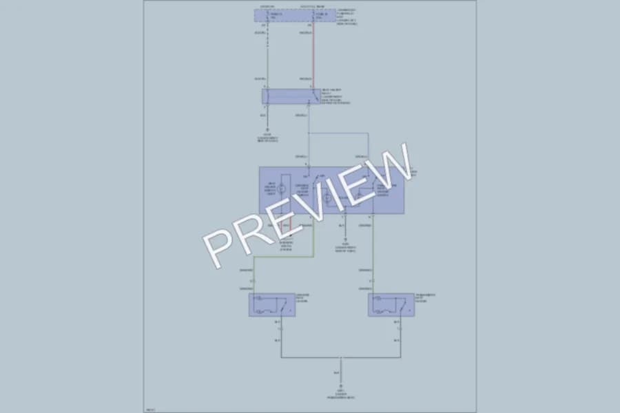 2002 Acura RSX Power Seats wiring diagram preview