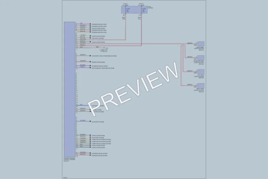 2002 Audi A4 Body Control Modules wiring diagram preview