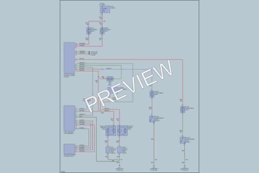 2002 Audi A4 Interior Lights wiring diagram preview