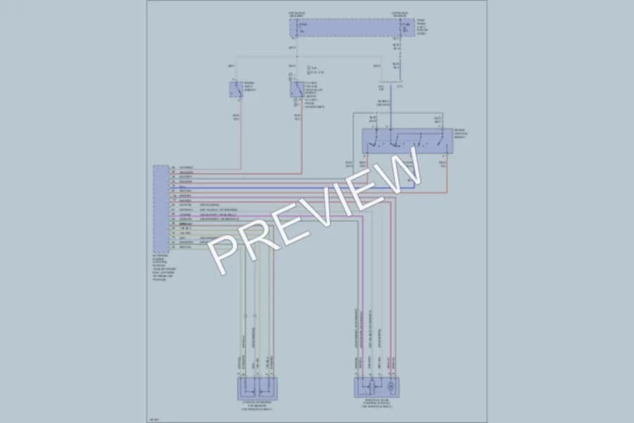 2002 Audi A6 Cruise Control wiring diagram preview