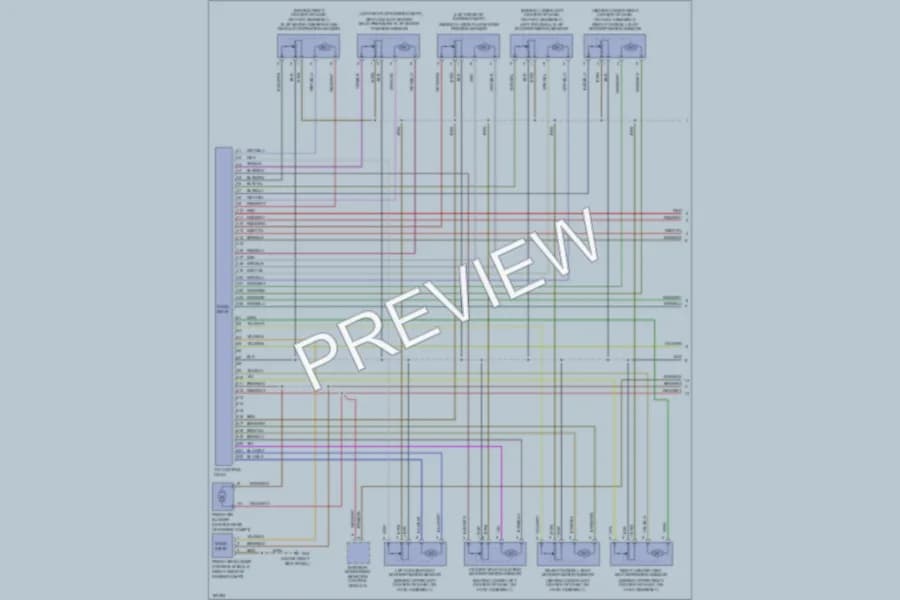 2002 Audi A8L Air Conditioning wiring diagram preview