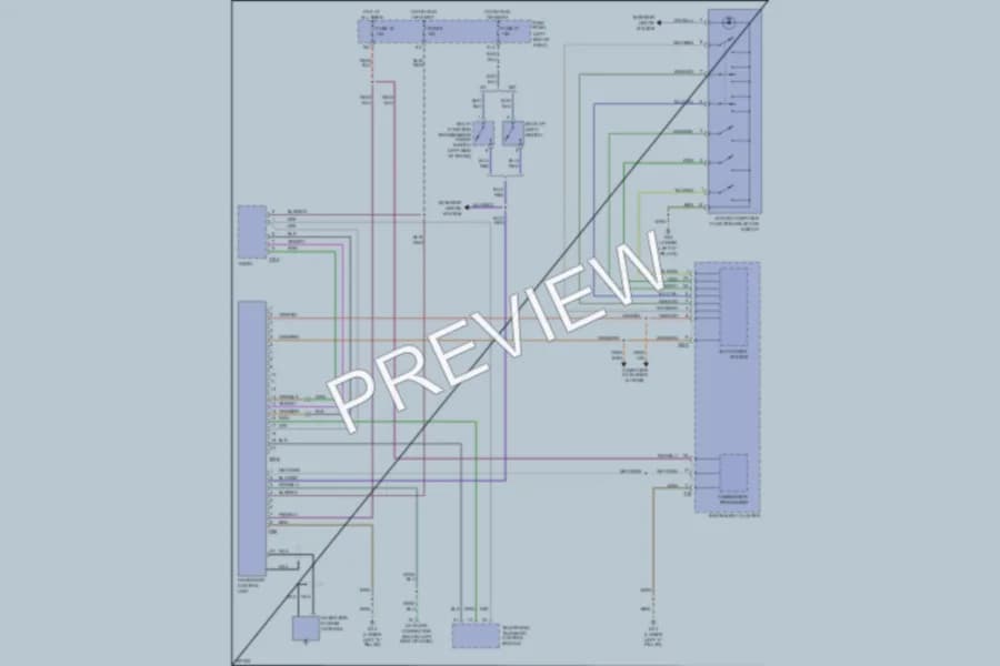 2002 Audi AllroadQuattro Navigation wiring diagram preview