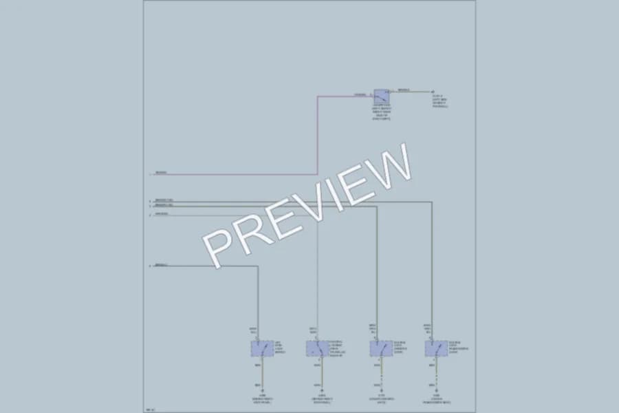 2002 BMW 325Ci Anti Theft wiring diagram preview