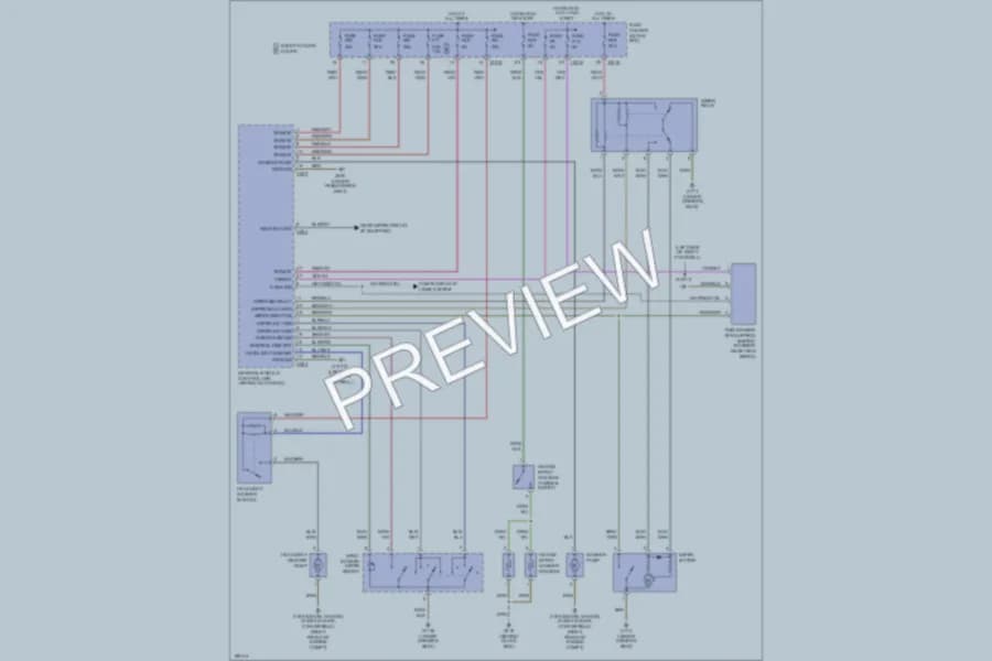 2002 BMW 325Ci Wiper Washer wiring diagram preview