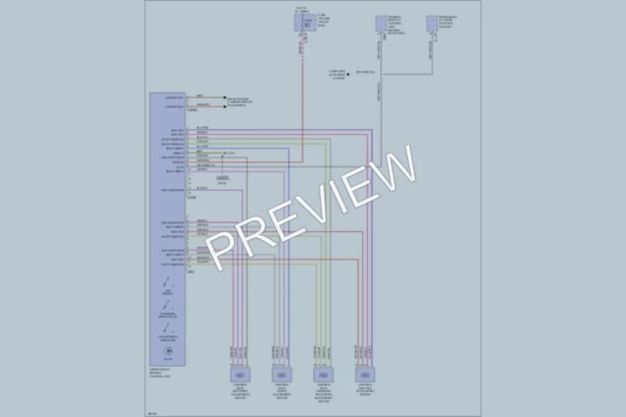 2002 BMW 330Ci Memory Systems wiring diagram preview