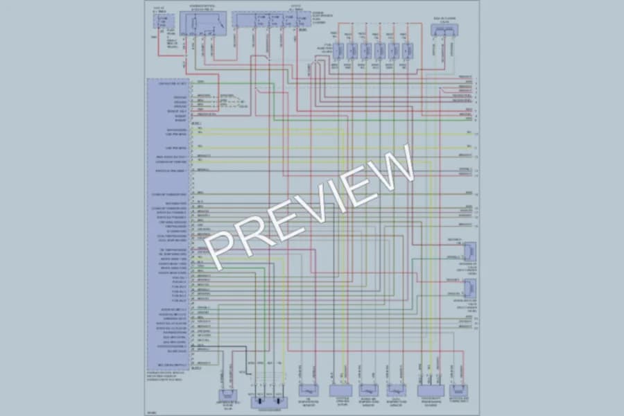 2002 BMW 525i Engine Performance wiring diagram preview