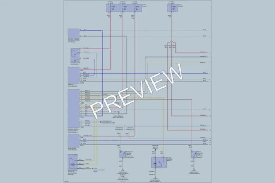 2002 BMW 525i Power Door Locks wiring diagram preview
