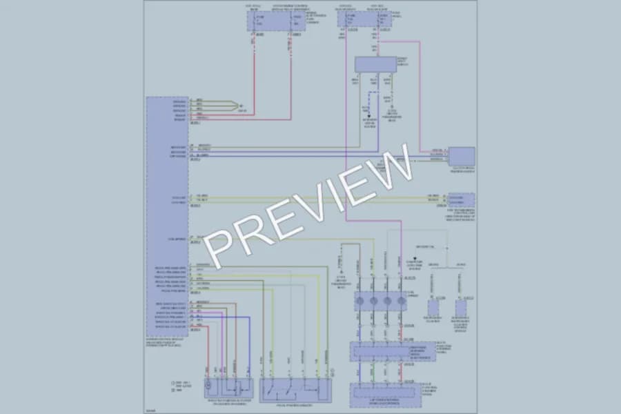 2002 BMW 540i Cruise Control wiring diagram preview