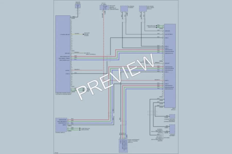2002 BMW 745Li Navigation wiring diagram preview