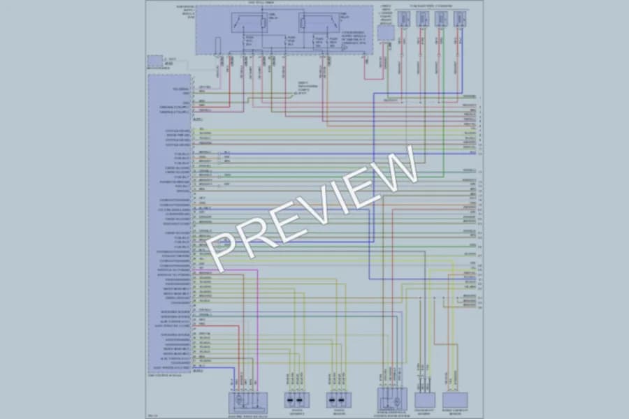 2002 BMW 745i Engine Performance wiring diagram preview