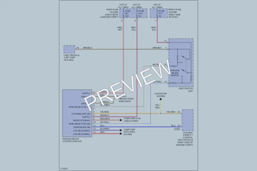 2002 BMW 745i Shift Interlock wiring diagram preview