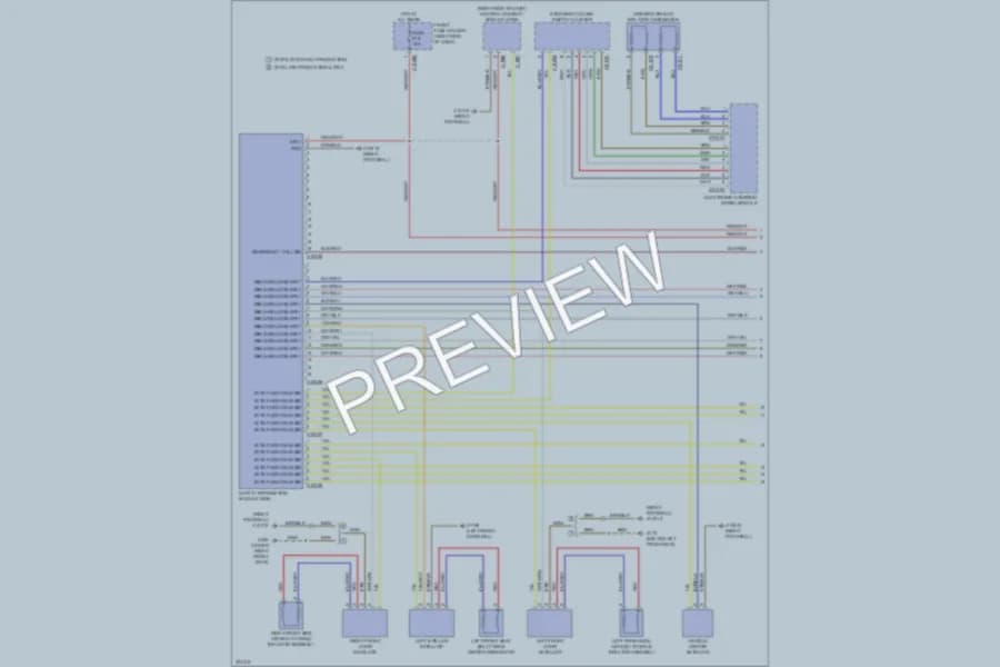 2002 BMW 745i Supplemental Restraints wiring diagram preview