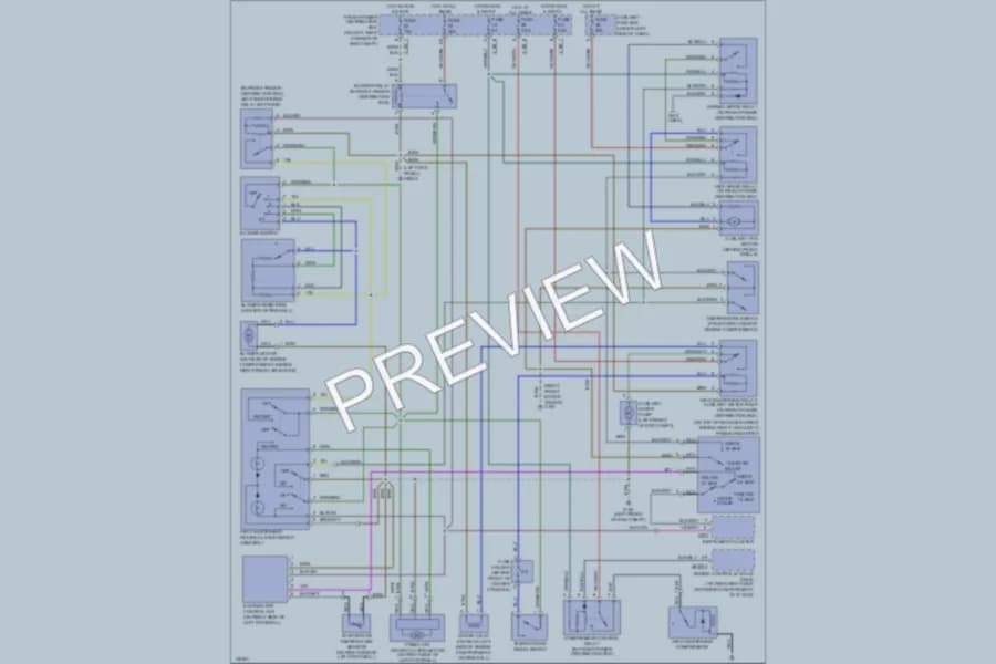 2002 BMW MCoupe Air Conditioning wiring diagram preview