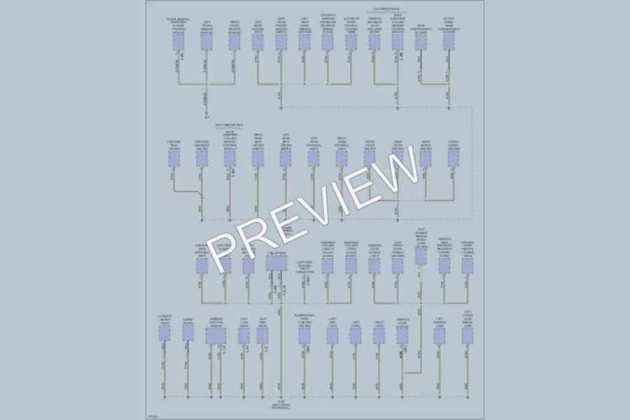 2002 BMW X5 Ground Distribution wiring diagram preview