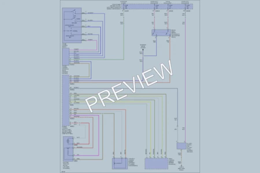 2002 BMW Z3 Cruise Control wiring diagram preview