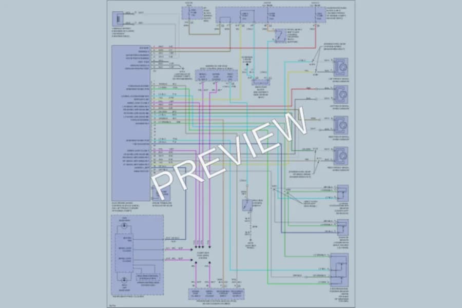 2002 Buick ParkAvenue Anti Lock Brakes wiring diagram preview