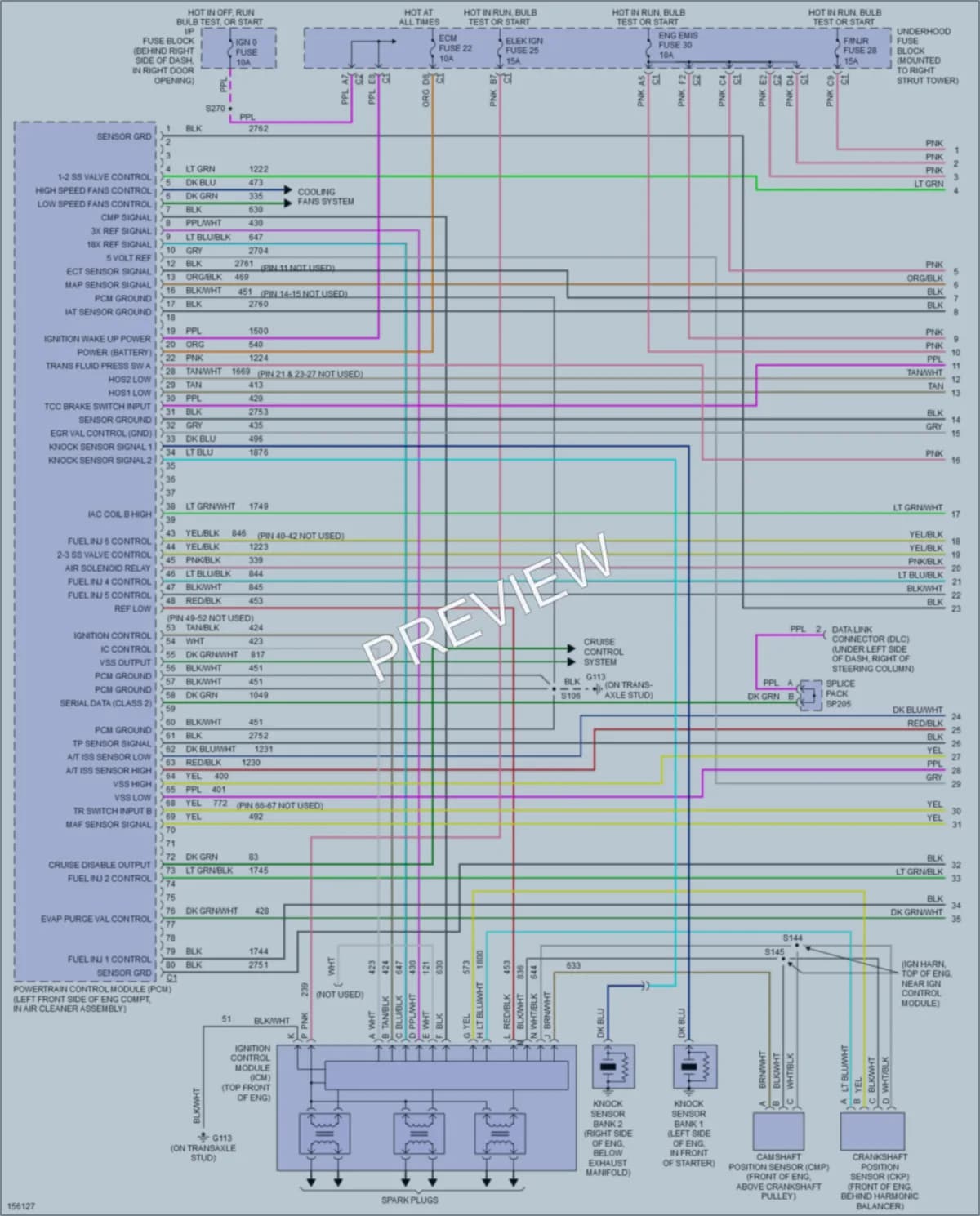 2002 Buick Regal Engine Performance wiring diagram preview