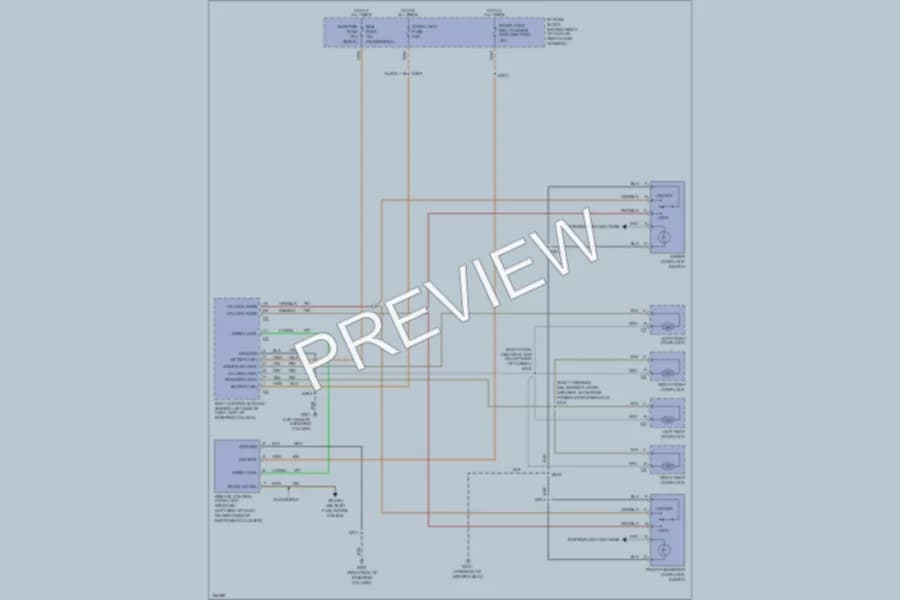 2002 Buick Regal Power Door Locks wiring diagram preview