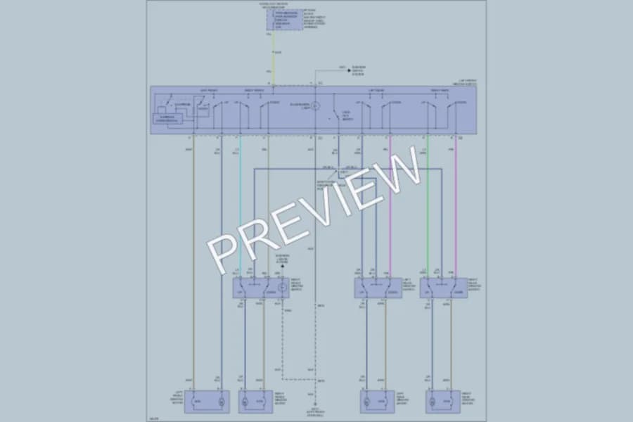 2002 Buick Regal Power Windows wiring diagram preview