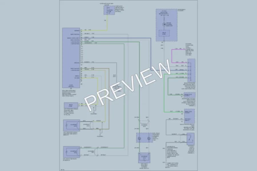 2002 Buick Regal Supplemental Restraints wiring diagram preview