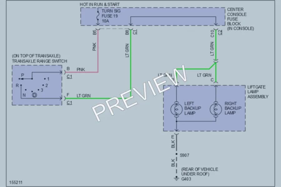 2002 Buick Rendezvous Exterior Lights wiring diagram preview