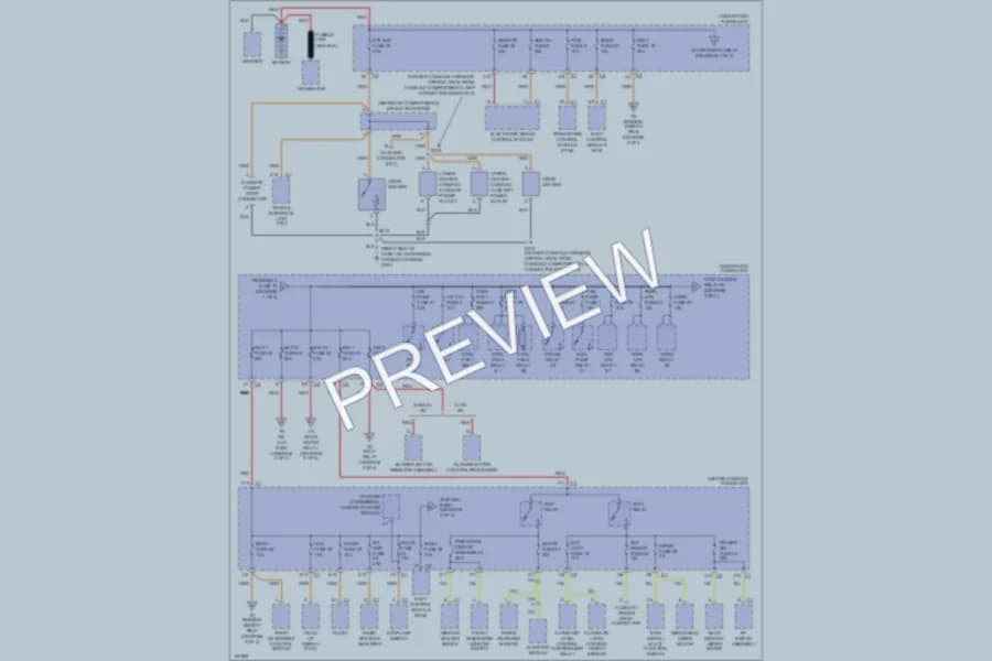 2002 Buick Rendezvous Power Distribution wiring diagram preview