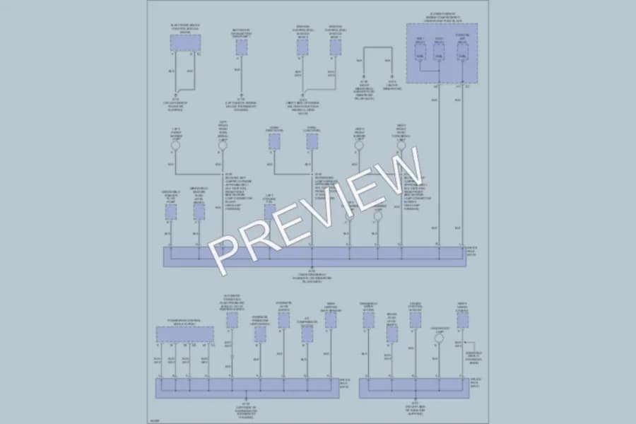 2002 Cadillac DeVille Ground Distribution wiring diagram preview
