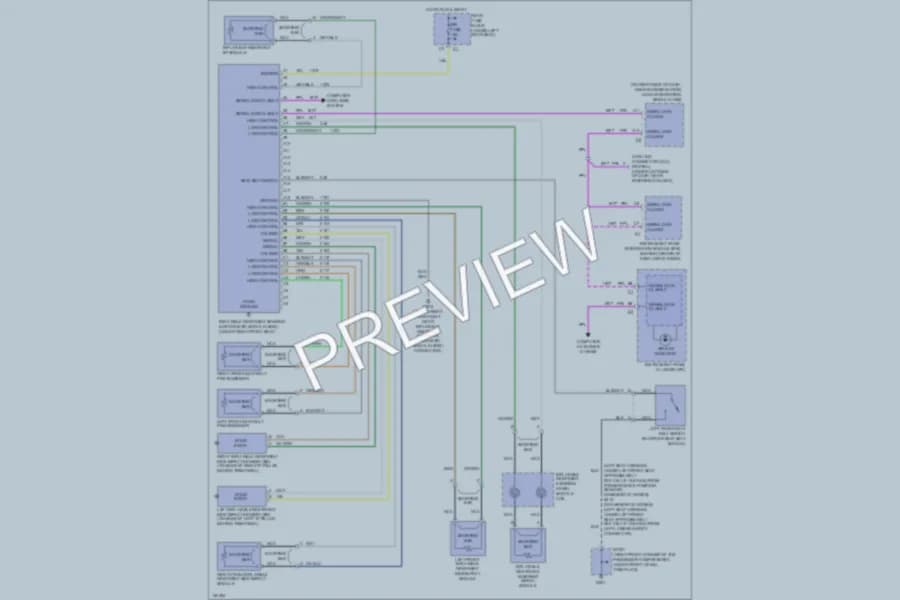 2002 Cadillac Seville Supplemental Restraints wiring diagram preview
