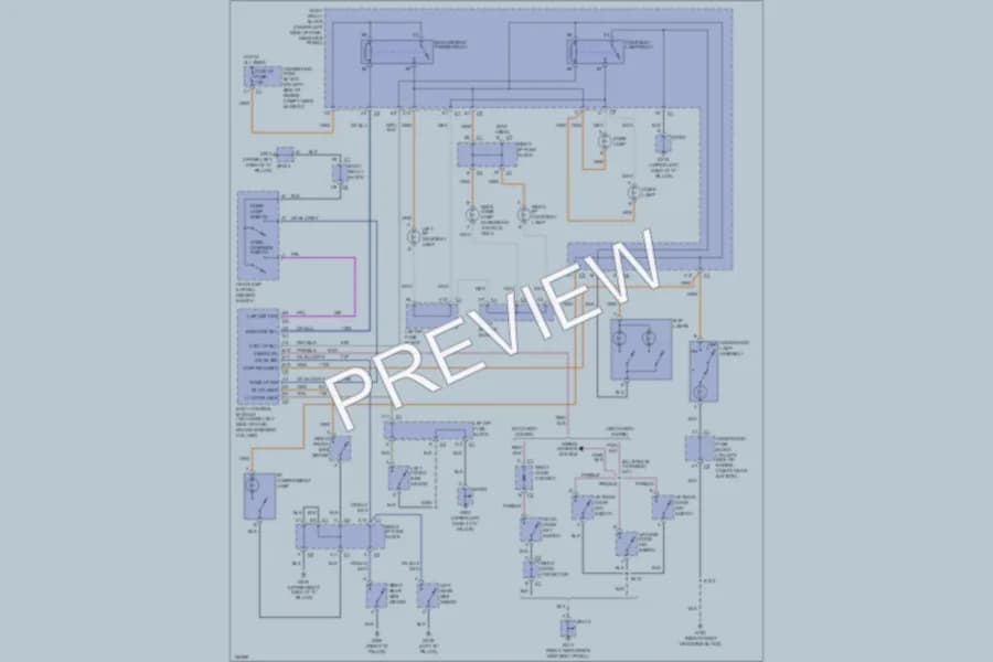 2002 Chevrolet C1500Avalanche Interior Lights wiring diagram preview