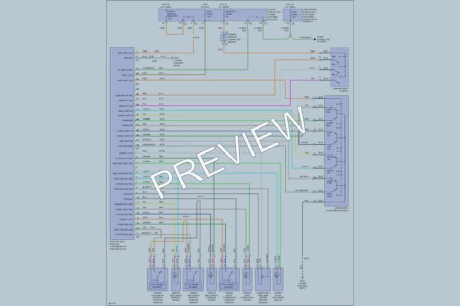 2002 Chevrolet C2500 Memory Systems wiring diagram preview with protected circuit layout