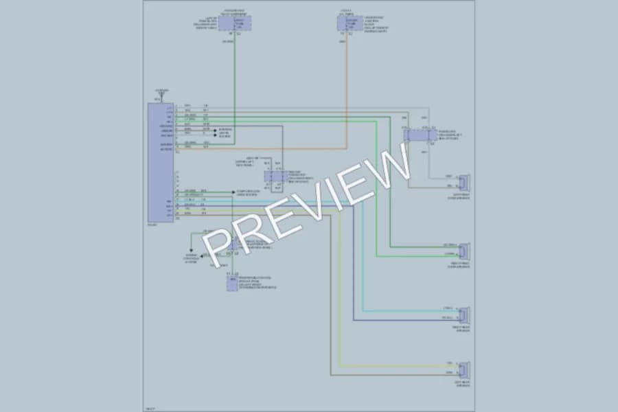 2002 Chevrolet C2500Avalanche Radio wiring diagram preview