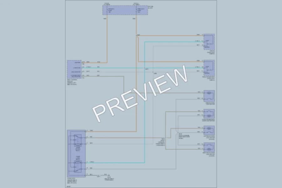 2002 Chevrolet Cavalier Power Door Locks wiring diagram preview