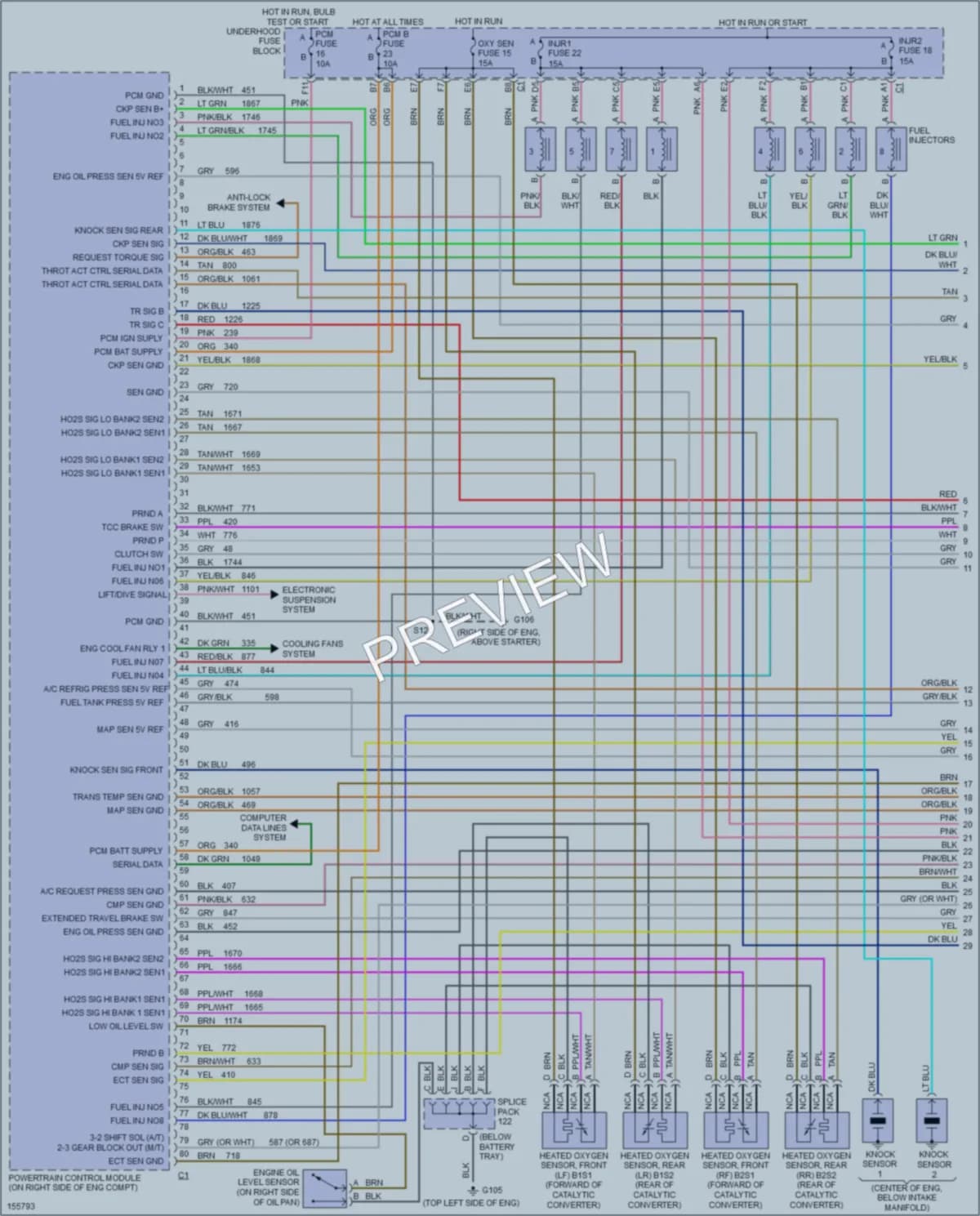 2002 Chevrolet Corvette Engine Performance wiring diagram preview
