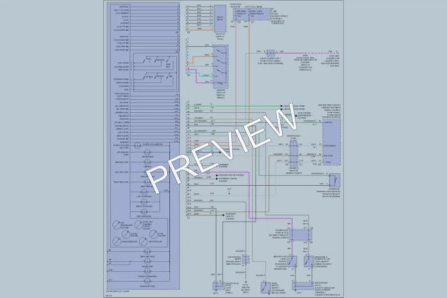 2002 Chevrolet Corvette Instrument Cluster wiring diagram preview