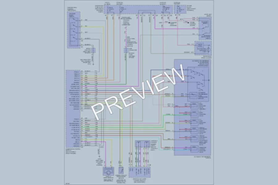 2002 Chevrolet Corvette Transmission wiring diagram preview