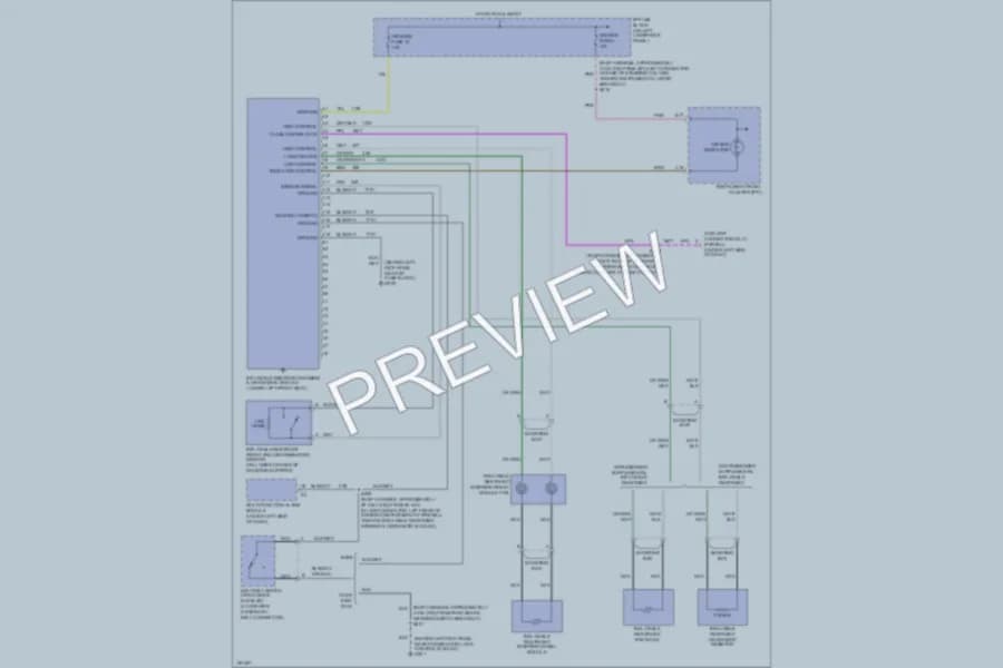 2002 Chevrolet G2500 Supplemental Restraints wiring diagram preview with protected circuit layout