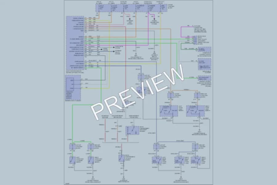 2002 Chevrolet Impala Anti Theft wiring diagram preview