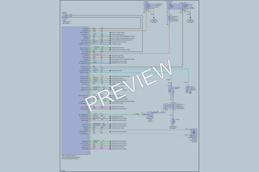 2002 Chevrolet K1500Suburban Body Computer wiring diagram preview