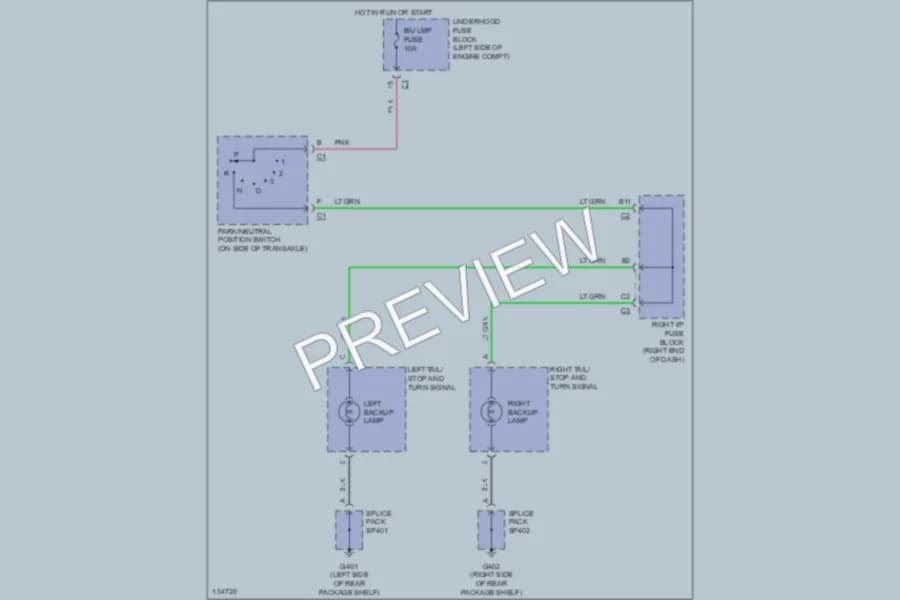 2002 Chevrolet Malibu Exterior Lights wiring diagram preview