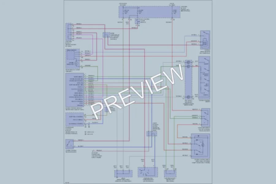 2002 Chevrolet Prizm Cruise Control wiring diagram preview