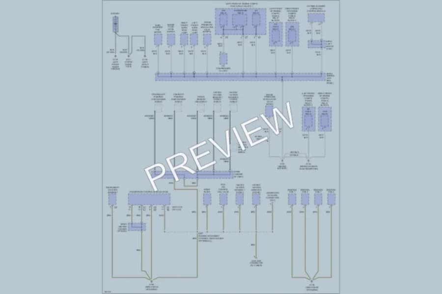 2002 Chevrolet Prizm Ground Distribution wiring diagram preview