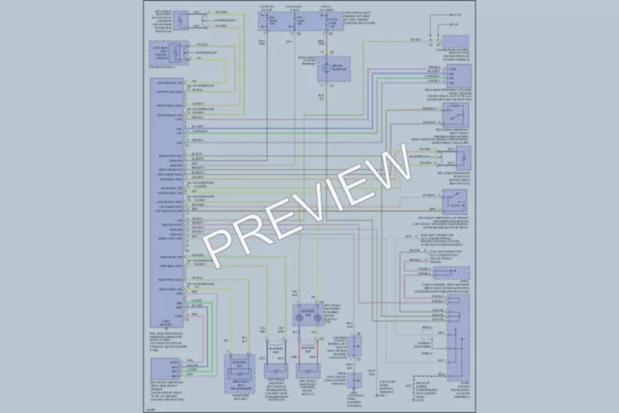 2002 Chevrolet Prizm Supplemental Restraints wiring diagram preview