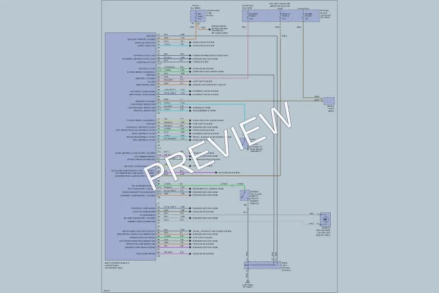 2002 Chevrolet S10 Body Computer wiring diagram preview
