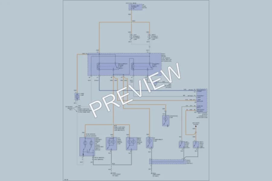 2002 Chevrolet S10 Interior Lights wiring diagram preview
