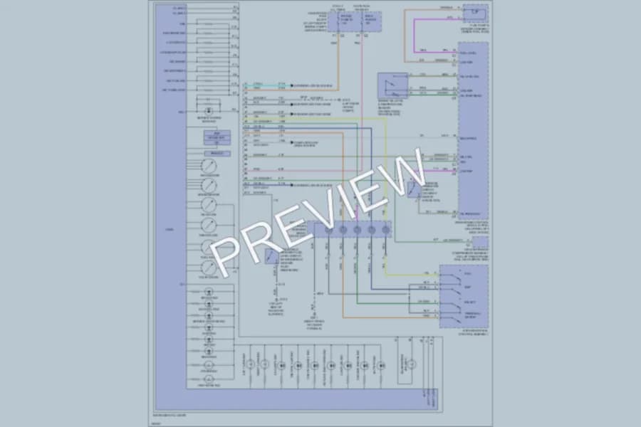 2002 Chevrolet TrailBlazerEXT Instrument Cluster wiring diagram preview